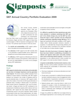 Annual Country Portfolio Evaluation Report (ACPER) 2009