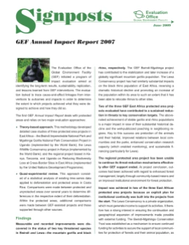 Annual Impact Report (AIR) 2007