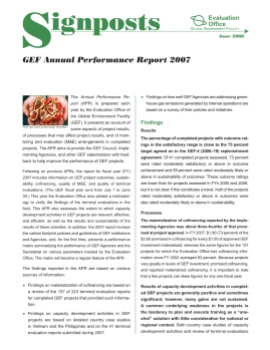 Annual Performance Report (APR) 2007
