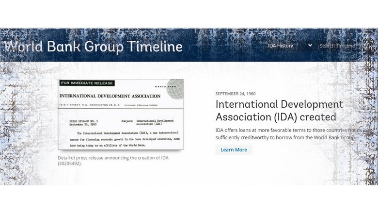IDAの歴史 | 国際開発協会（IDA) | 国際開発協会（IDA)