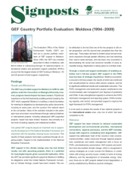 Country Portfolio Evaluation (CPE) Moldova