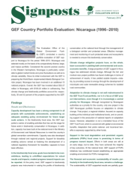 Country Portfolio Evaluation (CPE) Nicaragua
