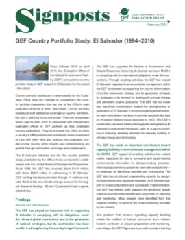 Country Portfolio Study (CPS) El Salvador