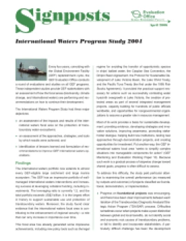 International Waters Program Study 2004