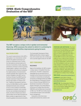 Sixth Comprehensive Evaluation of the GEF: Update and Synthesis